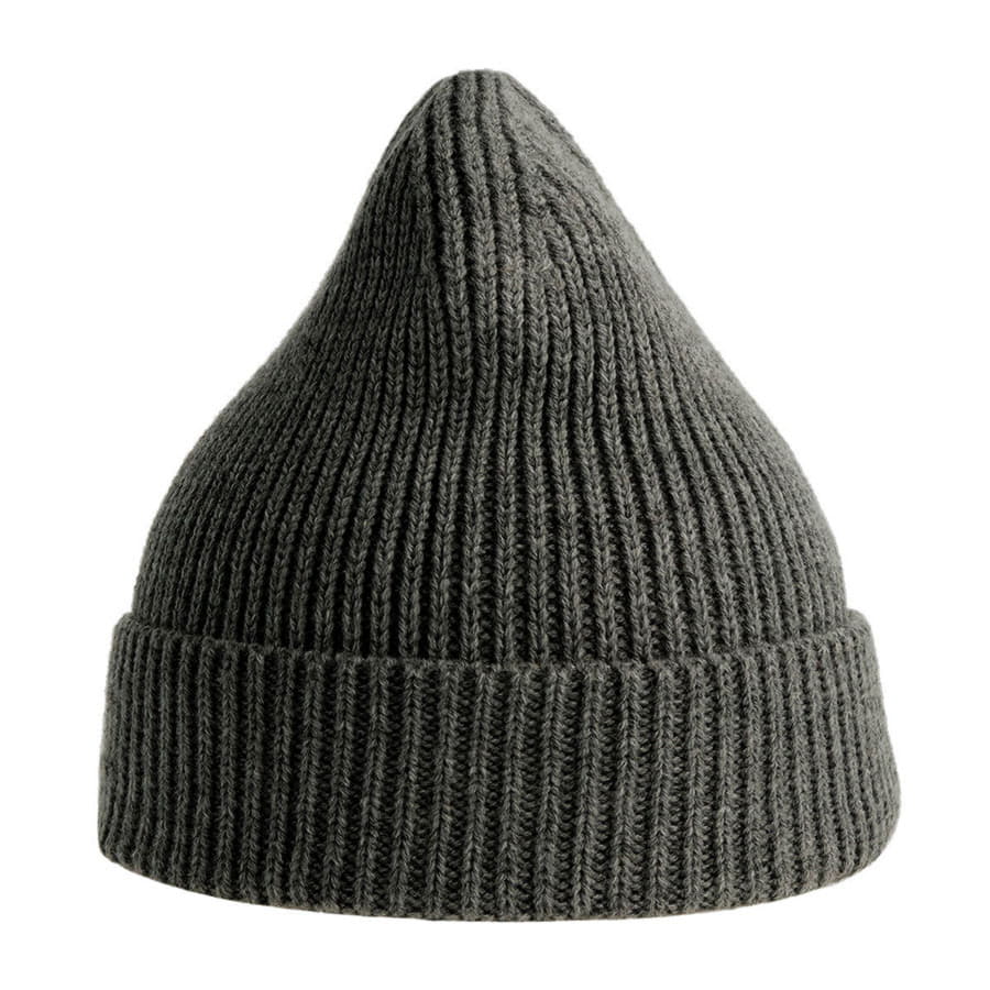 Шапка ANDY с отворотом, темно-серый меланж-1