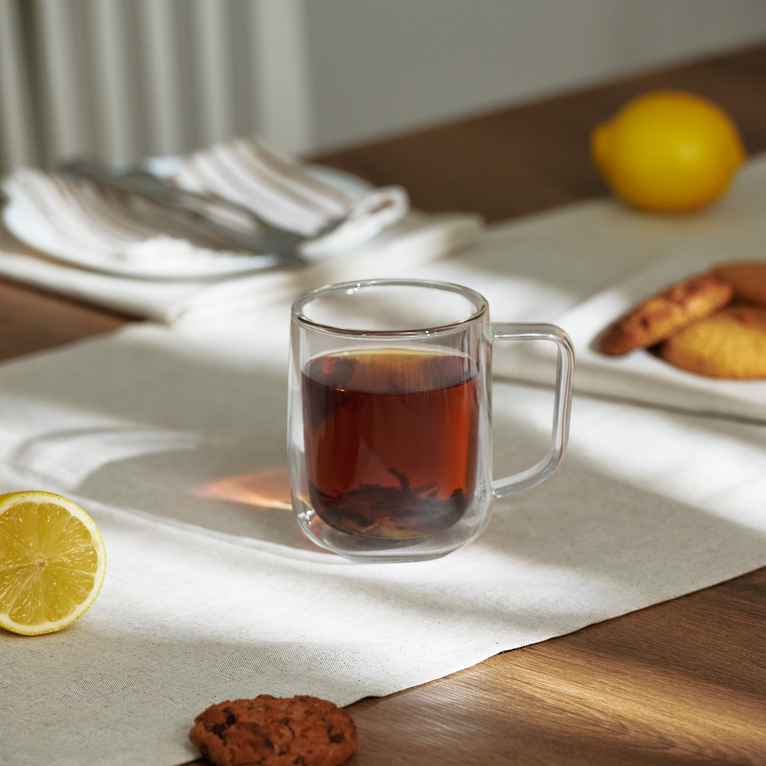 Кружка стеклянная с двойными стенками Виора (Viora)-5