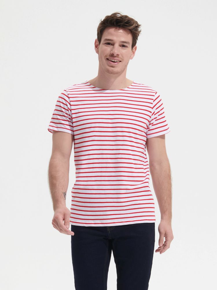 Футболка Miles Men белая с темно-синим-2