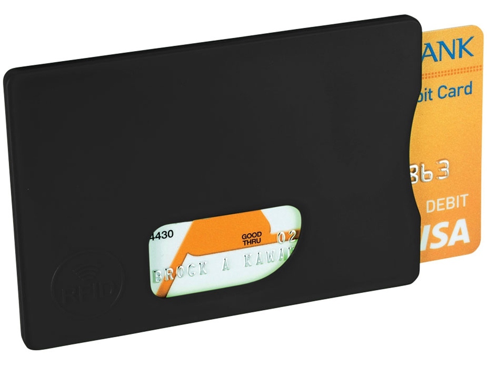 Защитный RFID чехол для кредитной карты Arnox, черный-0