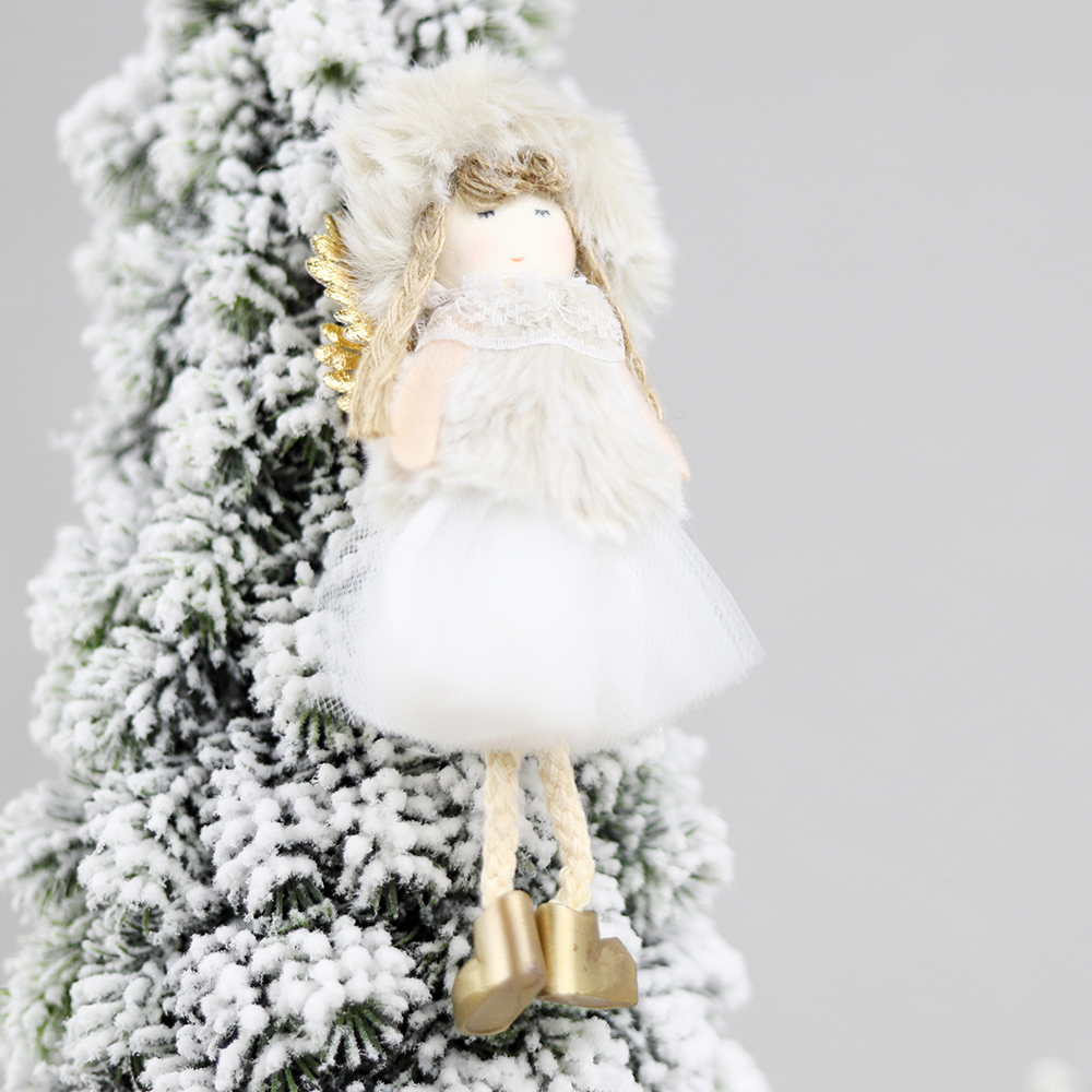 Новогоднее украшение рождественский ангел Бэгис, Белый-0