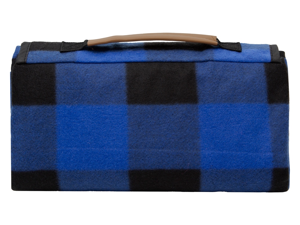 Плед для пикника Recreation, синий/черный-4