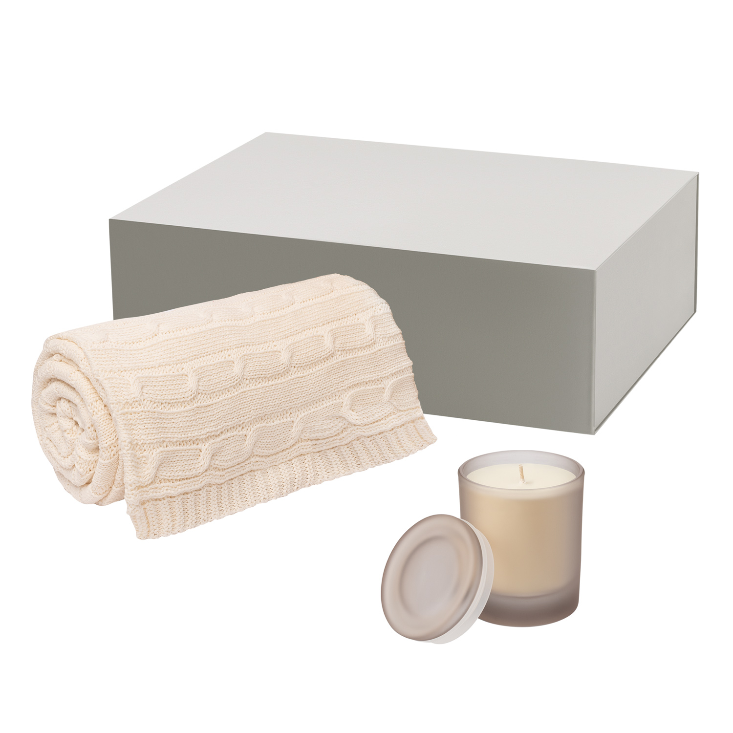 Подарочный набор Мизу (Mizu), Фадо (Fado) (свеча, плед)-0