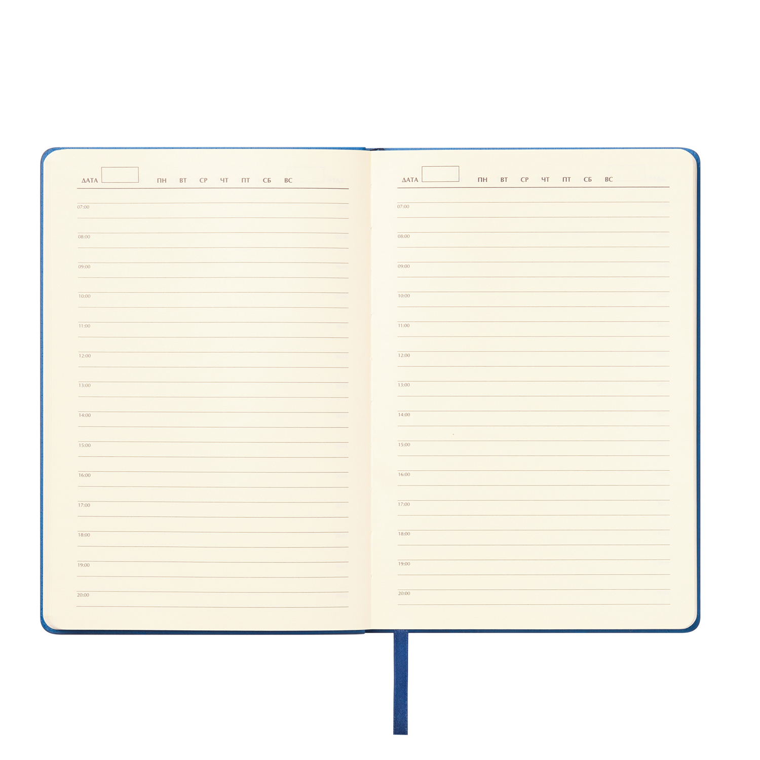 Ежедневник Верона (Verona) недатированный, ярко-синий-6