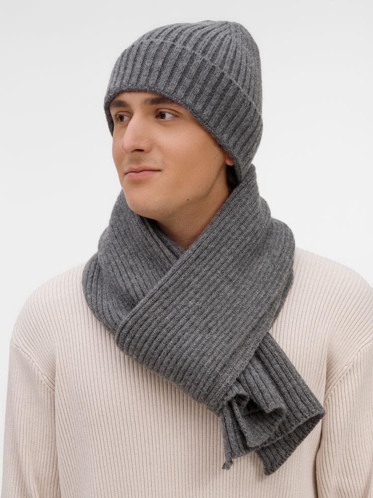 Шапка Laconi, темно-серый меланж-3