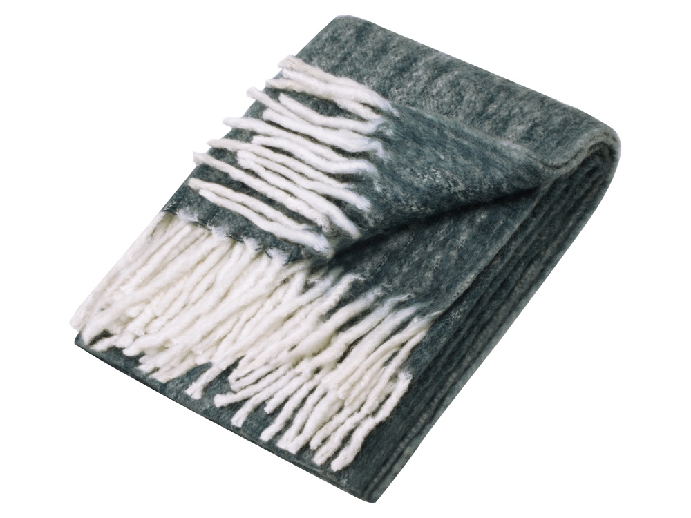 Плед Warmy с шерстью, темно-синий-2