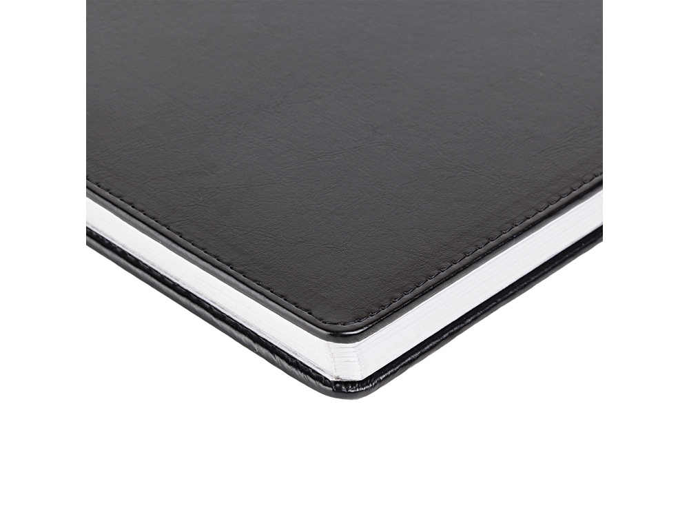 Ежедневник недатированный А4 Sidney Nebraska, черный (серебряный обрез)-2