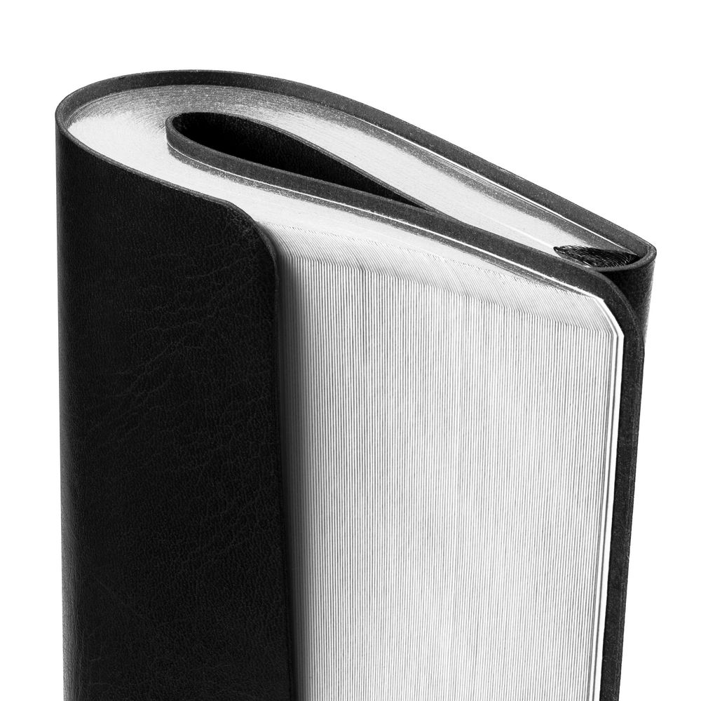 Ежедневник Nebraska Flex, недатированный, черный с серебристым-2