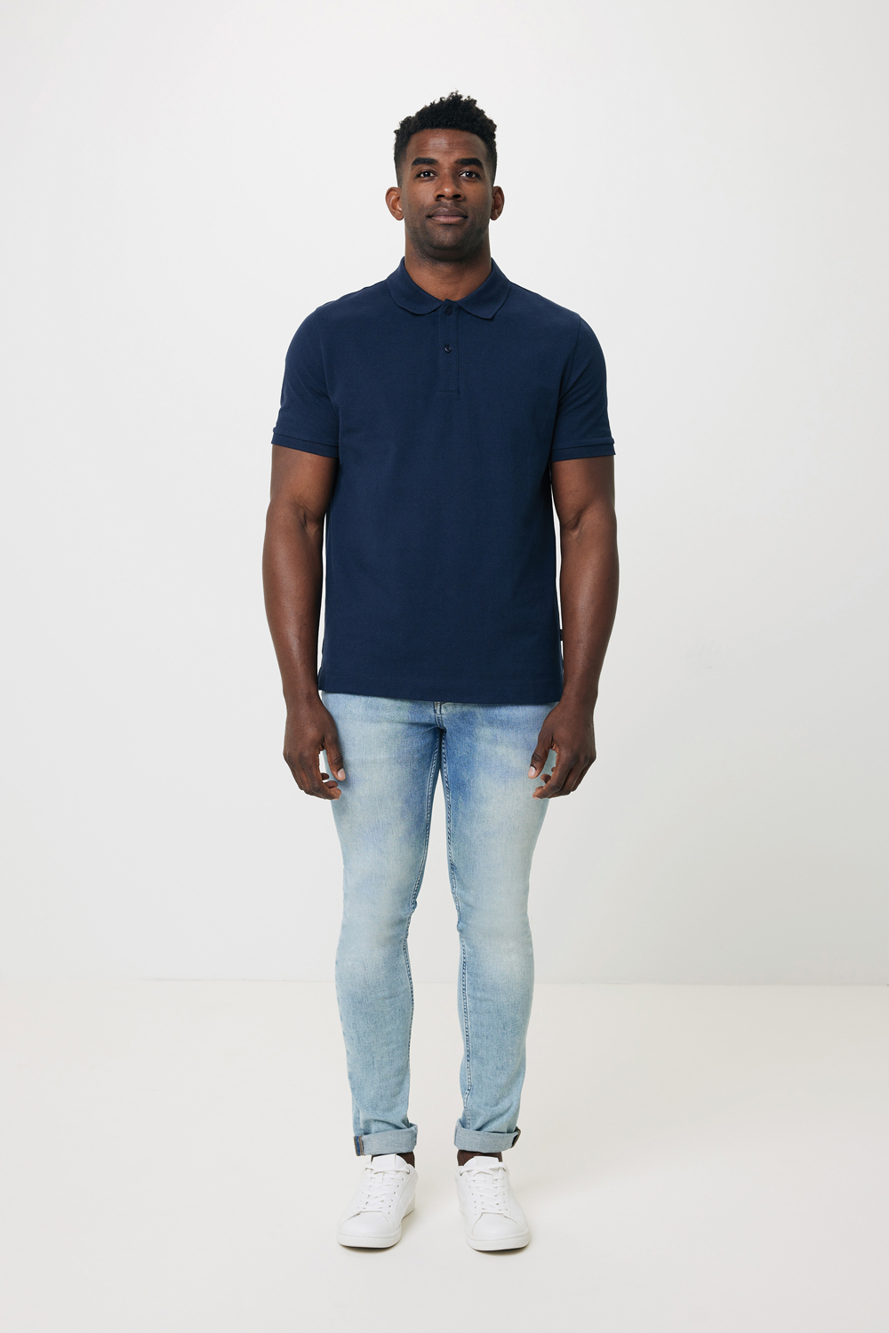 Рубашка поло Iqoniq Yosemite из переработанного хлопка-пике, унисекс, 220 г/м²-29