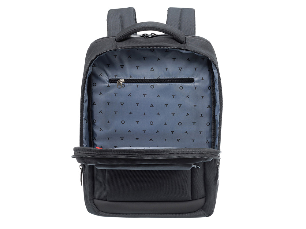 Рюкзак TORBER ВОЯЖ c отделением для ноутбука 17'', черный, полиэстер 900D, 31х17х44 см, 18 л-4