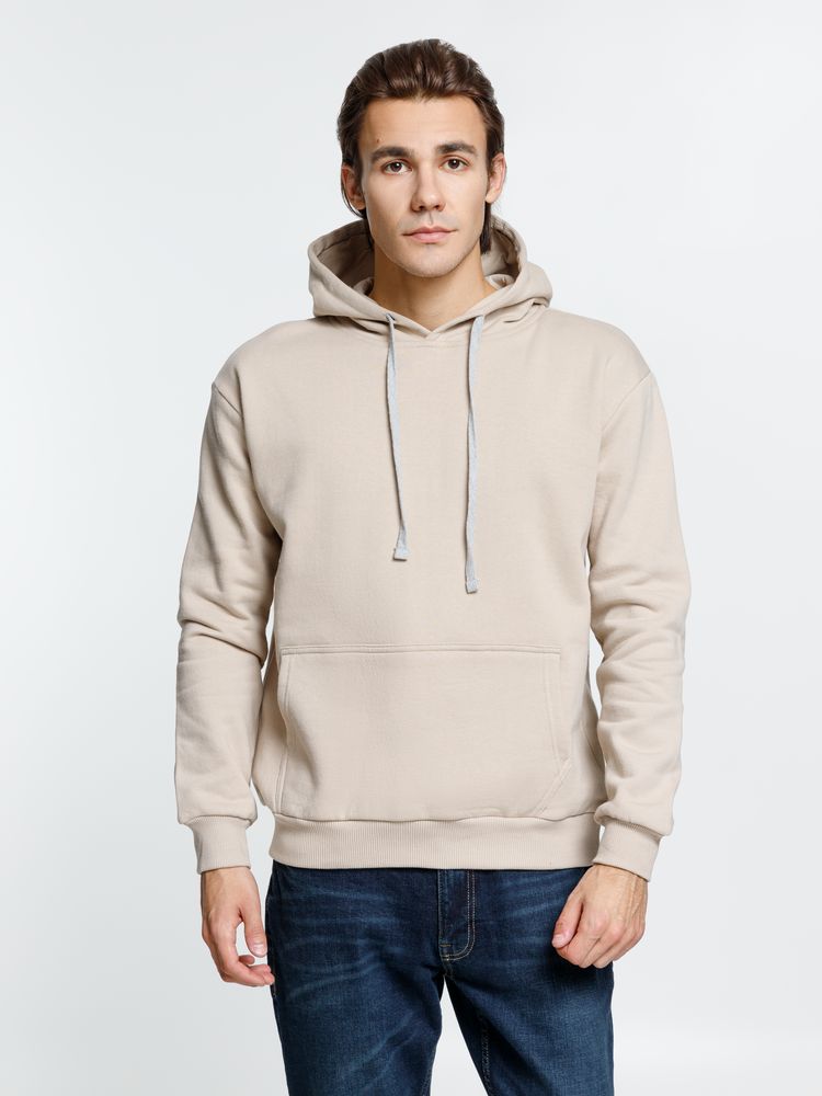 Толстовка с капюшоном Kirenga Heavy, бежевая-4