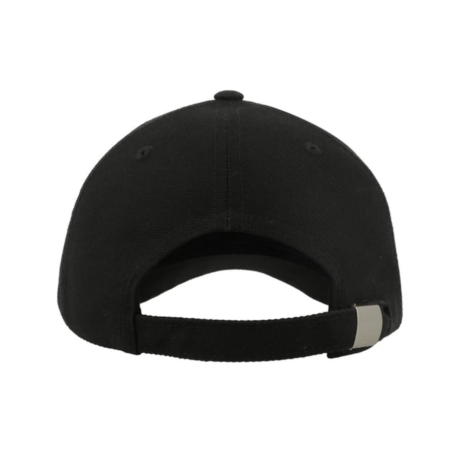 Бейсболка WINNER, 6 клиньев, металлическая застежка, черный-2