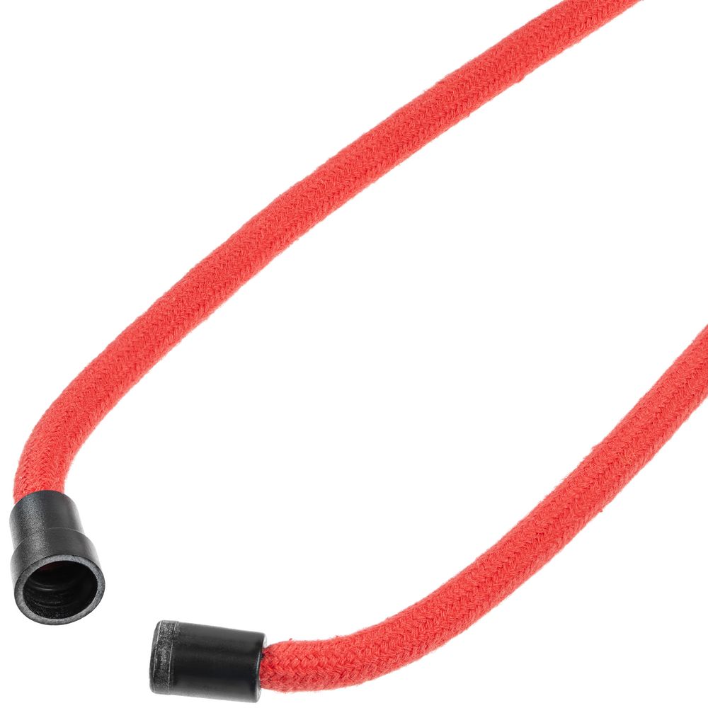 Шнурок для бейджа Tube Wood, красный-3