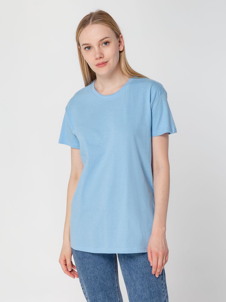 Футболка унисекс Regent 150, голубая-3