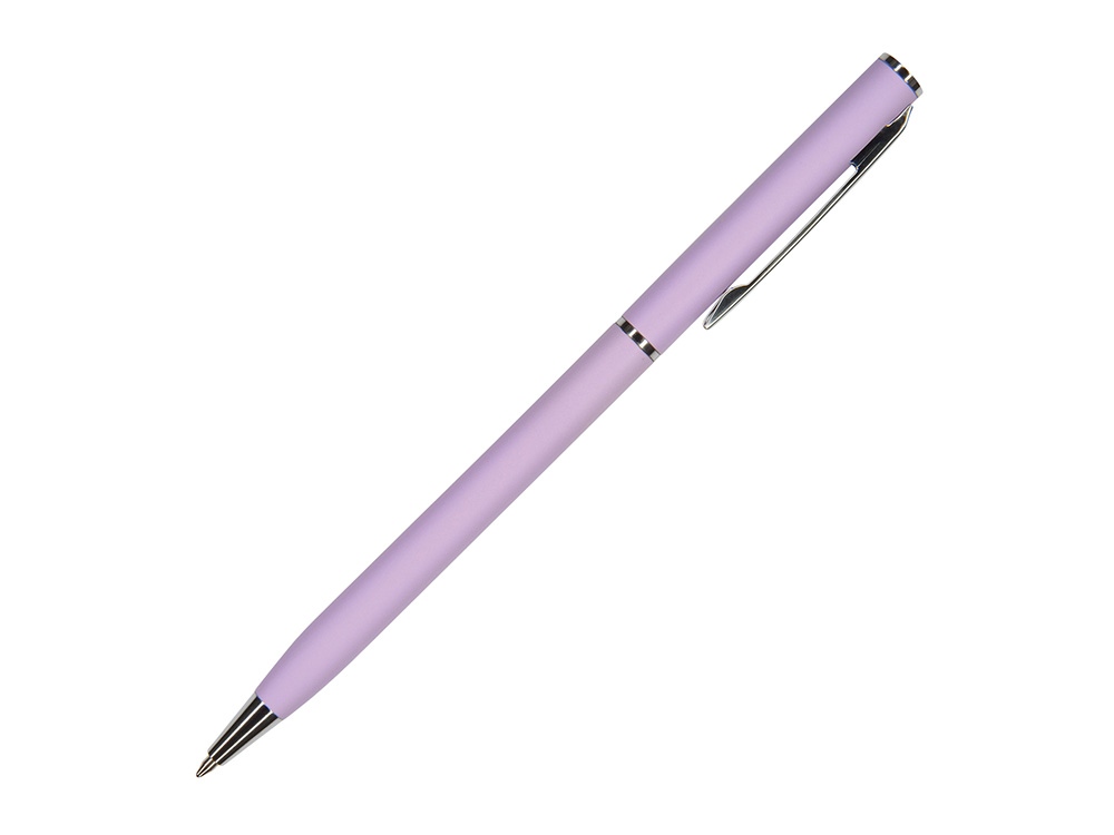 Ручка шариковая автоматическая BrunoVisconti® PALERMO цвет корпуса сиреневый, soft-touch, 0.7 мм-0