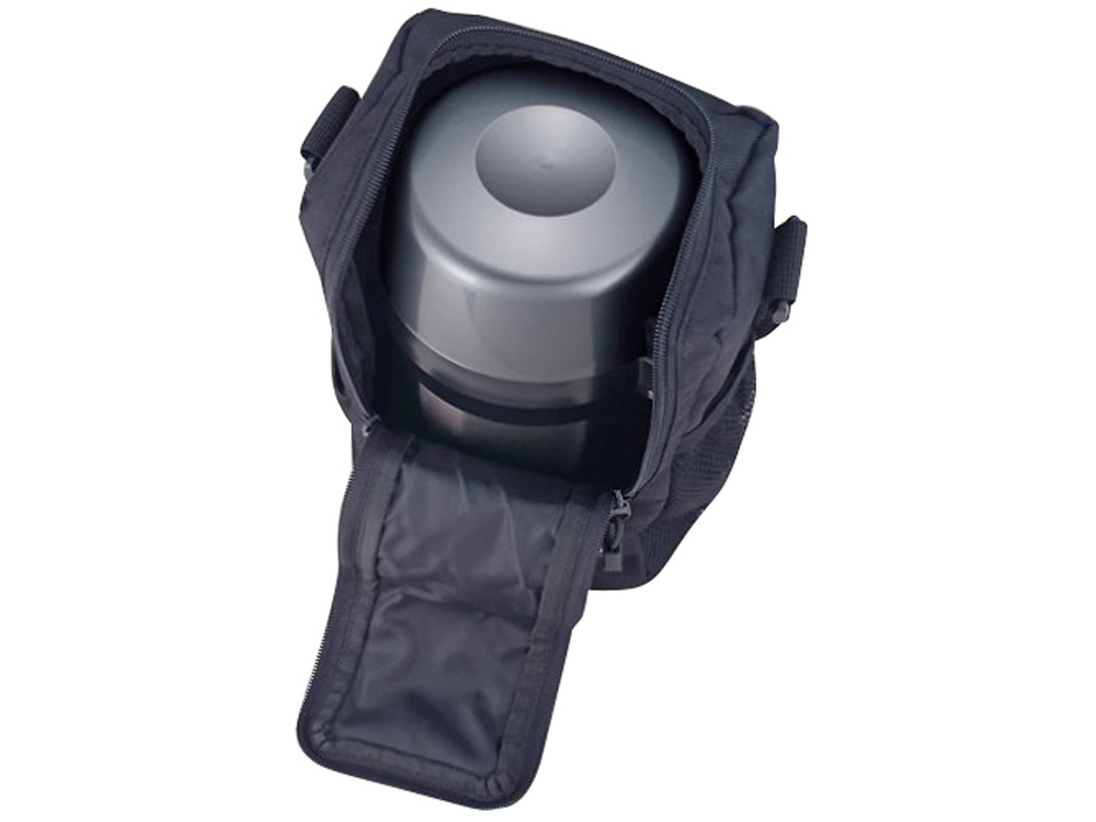 Термос из нерж.стали с пластиковыми контейнерами и ложкой тм THERMOS JLS-1601 Food 1.6L, серый-2