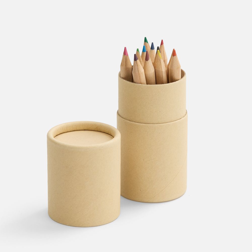 Набор цветных карандашей Pencilvania Tube Plus, крафт-1