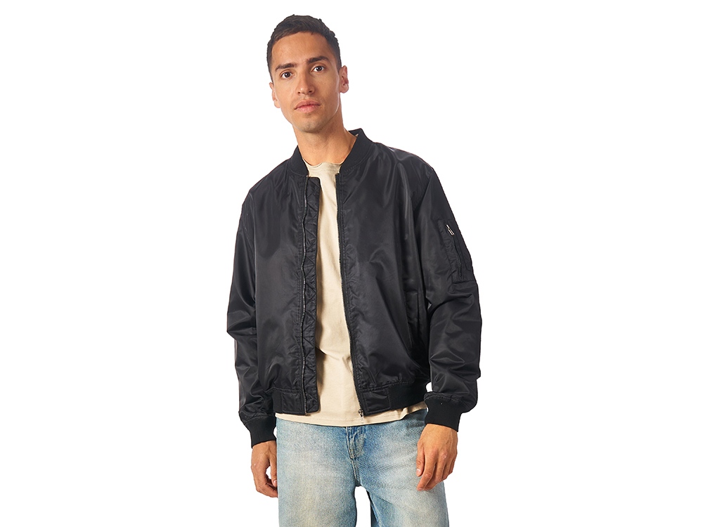 Куртка бомбер Antwerpen унисекс, черный-3