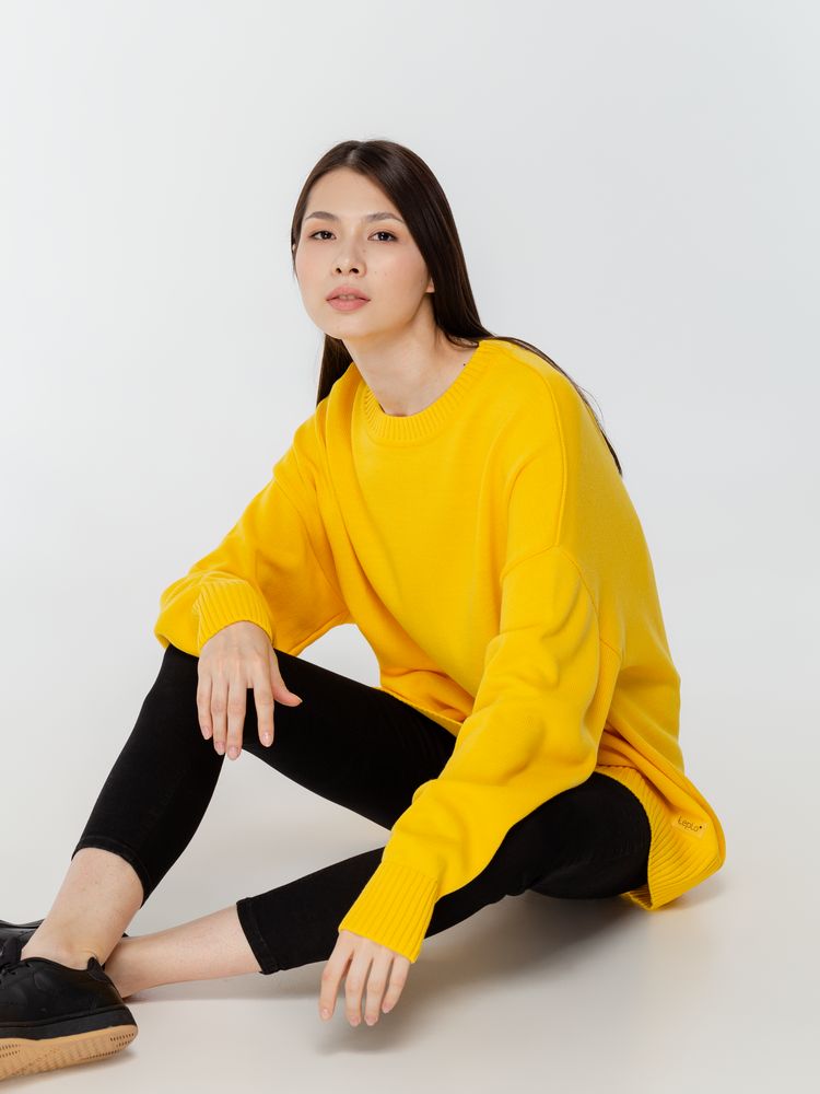 Джемпер оверсайз унисекс Stated в сумке, желтый-6