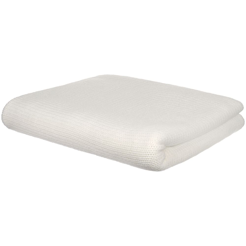 Плед Knitly, жемчужно-белый-2