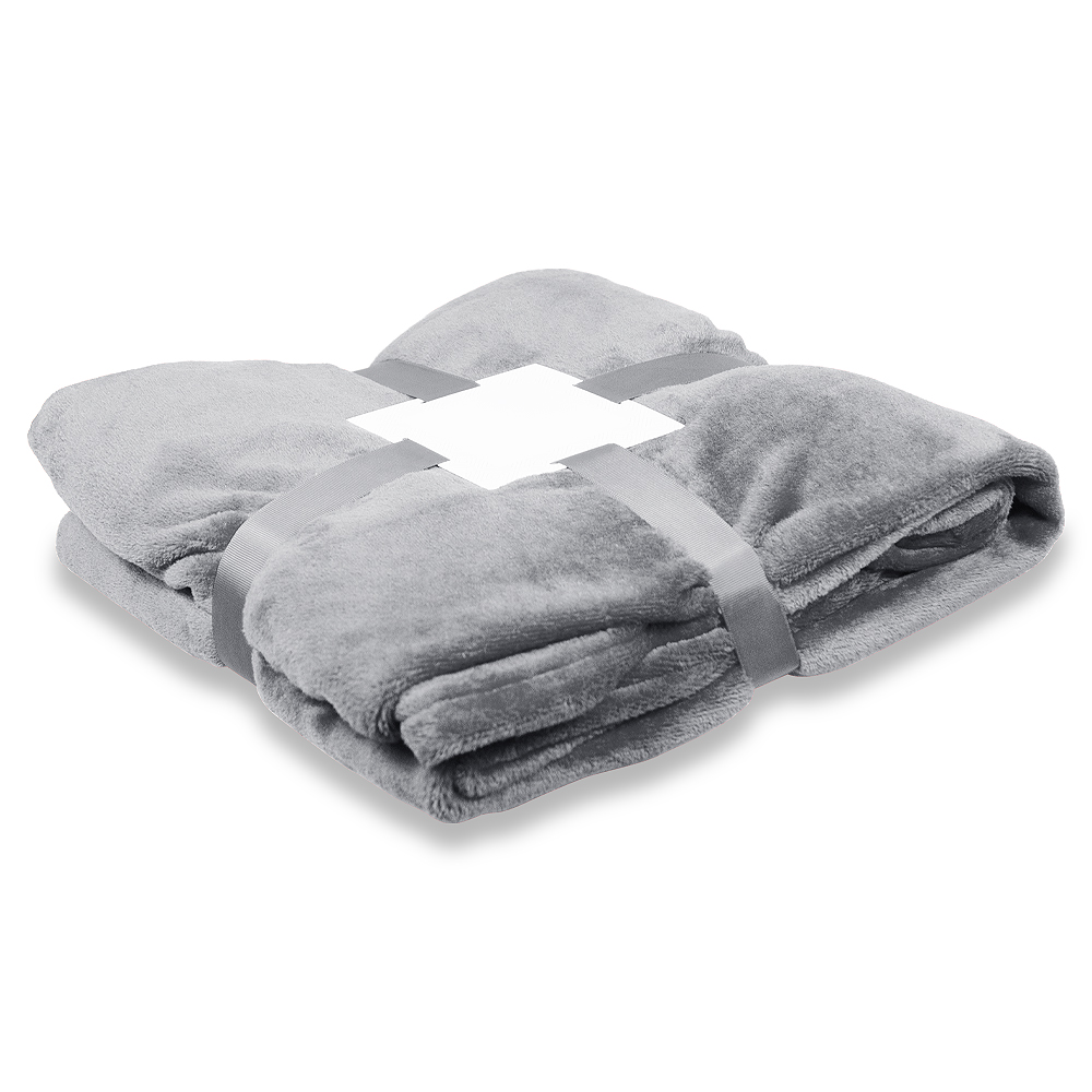 Плед флисовый SUPER SOFT COMFORT TRAVEL, Серый-0