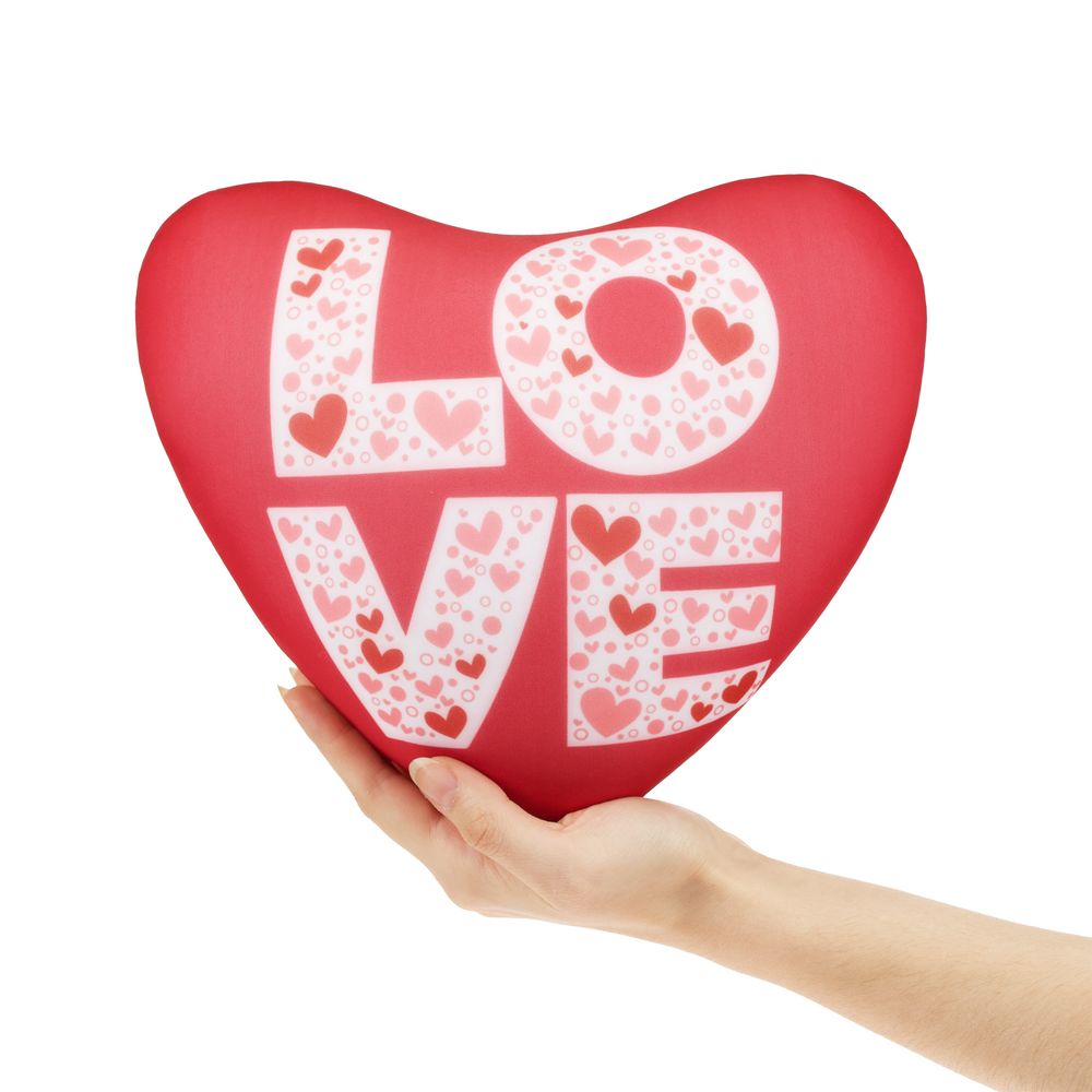 Подушка декоративная FrostyLove на заказ, сердце-2