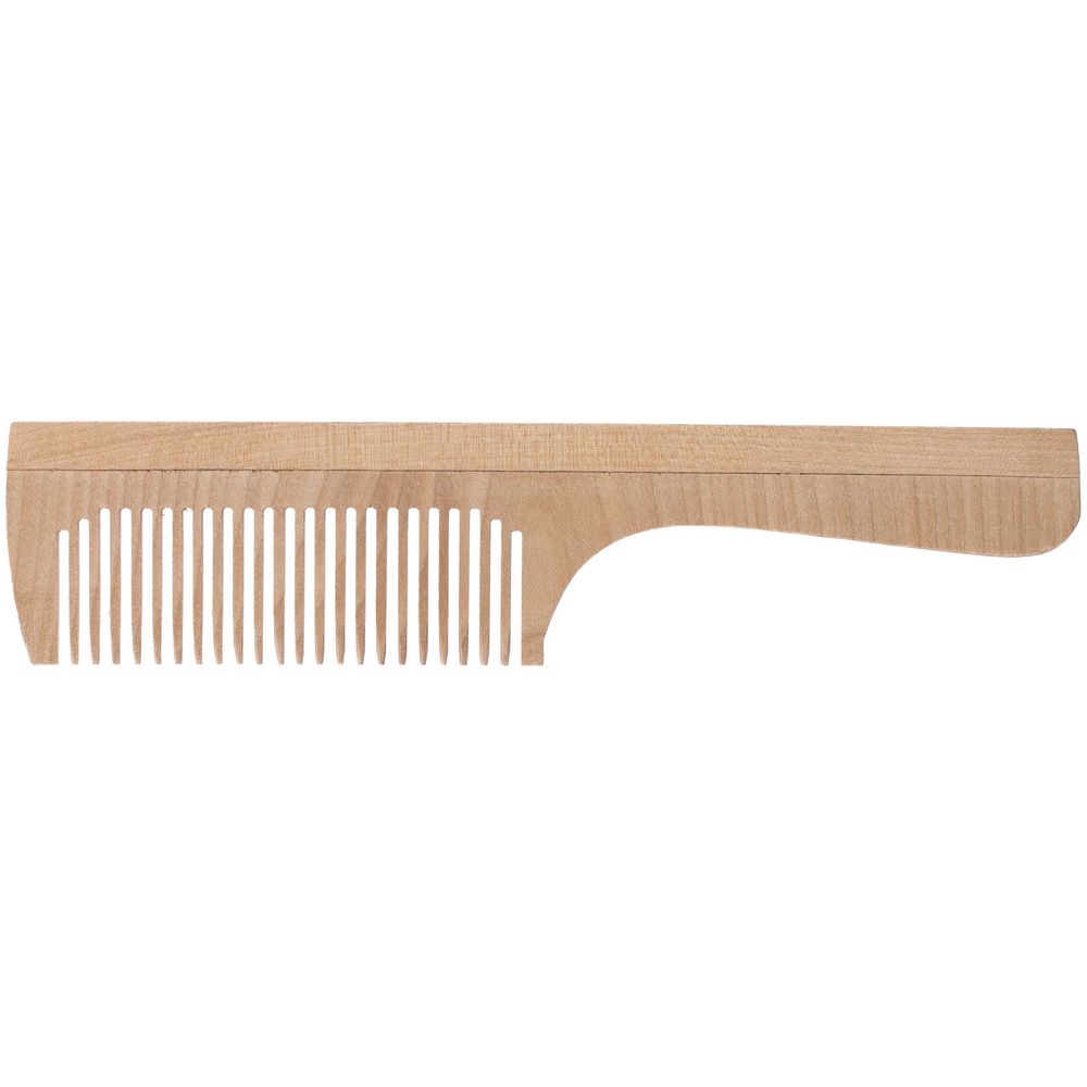 Расческа с ручкой, неокрашенная-0