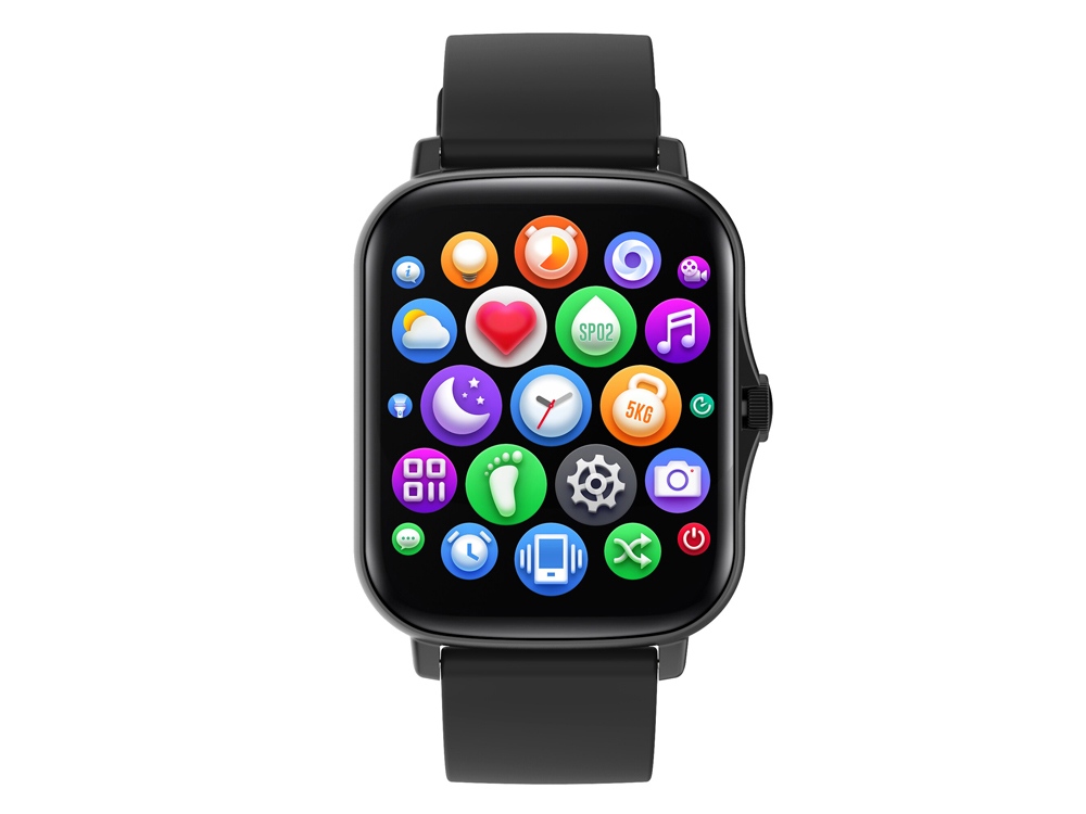 Умные часы CANYON Barberry SW-79, IP 67, BT 5.1, сенсорный дисплей 1.7, черный-0