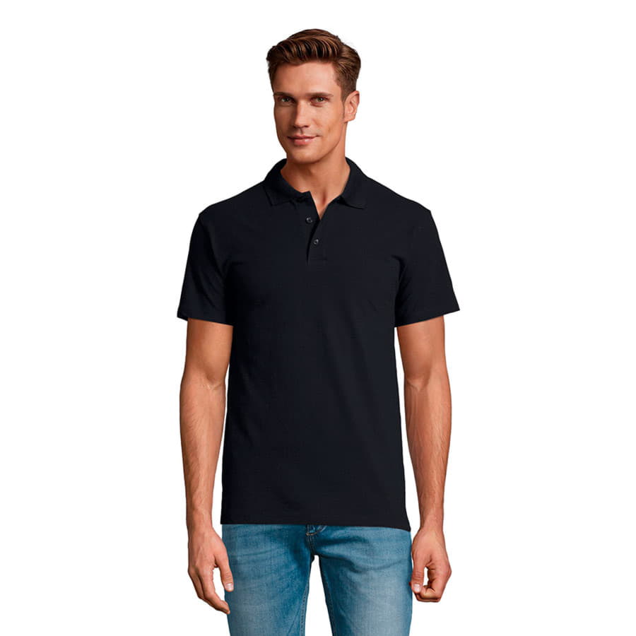 Рубашка поло мужская SPRING II 210, темно-синий-1