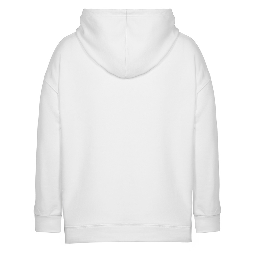 Толстовка унисекс оверсайз MOHITO 280, белый-2