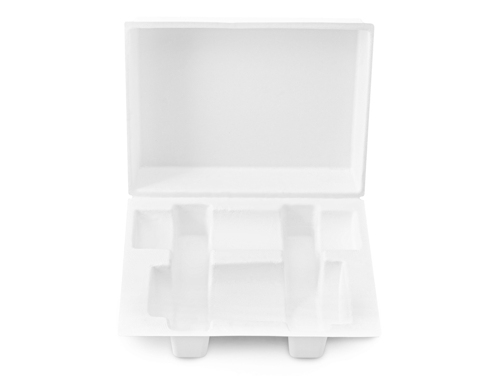 Подарочный набор FAMILY с термосом и термокружкой, серый-5