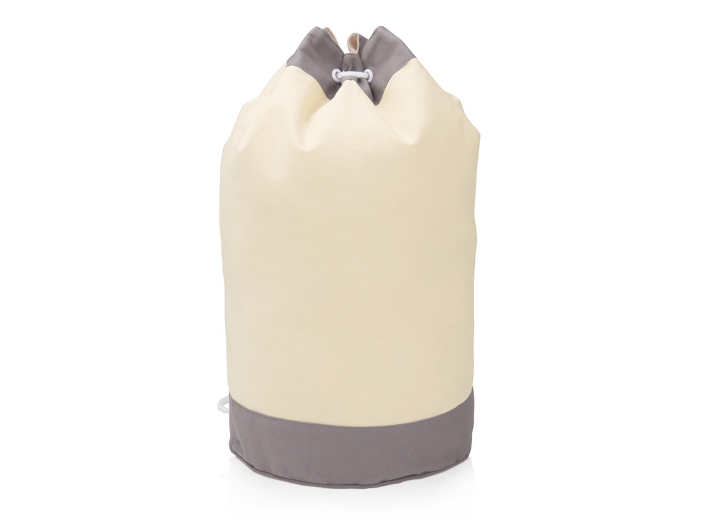 Рюкзак-мешок Indiana хлопковый, 180гр, натуральный/серый-2