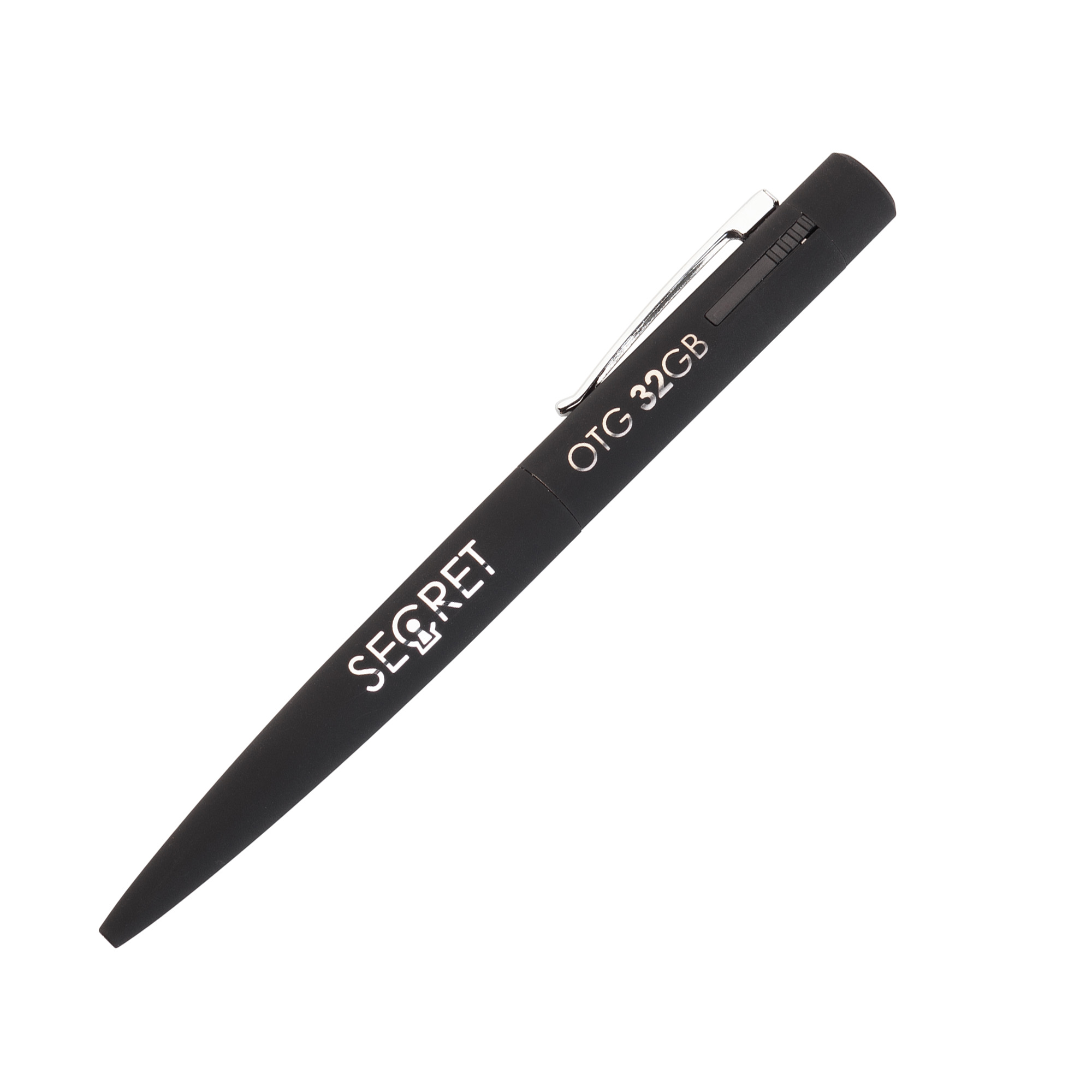 Ручка шариковая "Secret" с флеш-картой OTG 32Gb (USB2.0/Type-C), покрытие soft touch-5