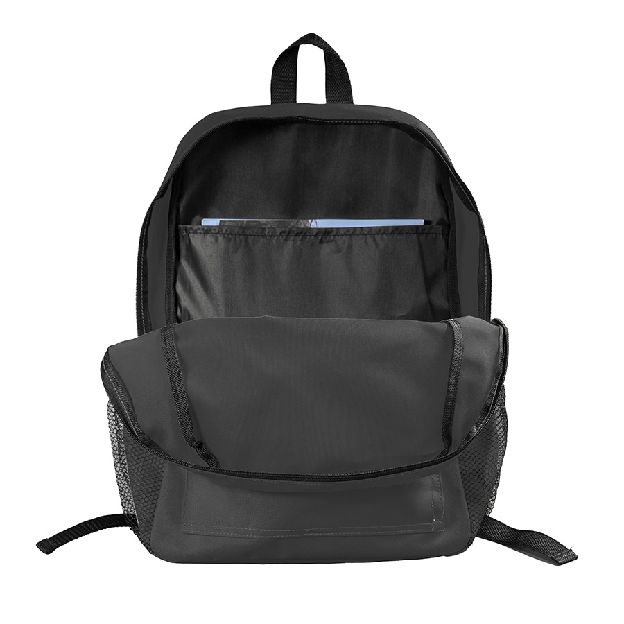 Рюкзак водостойкий "DISCO", черный, 41 x 30 x11 см, 100% полиэстер 600D, черный-5