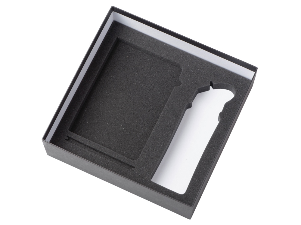 Подарочный набор c блокнотом C2, ручкой и бутылкой, фиолетовый-3