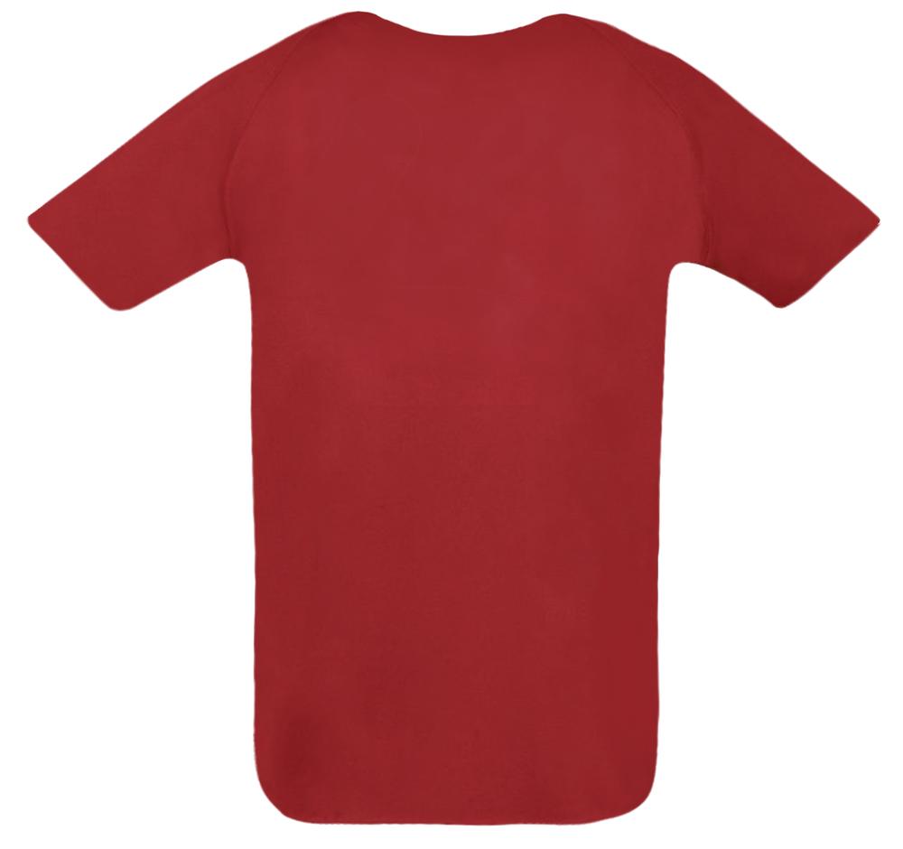 Футболка унисекс Sporty 140, красная-2