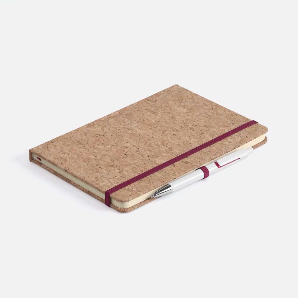 Блокнот Corkfolio, красный-7