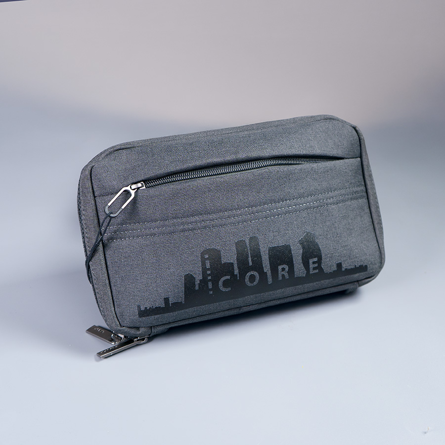 Органайзер для аксессуаров CORE, тёмно-серый, голубой-7