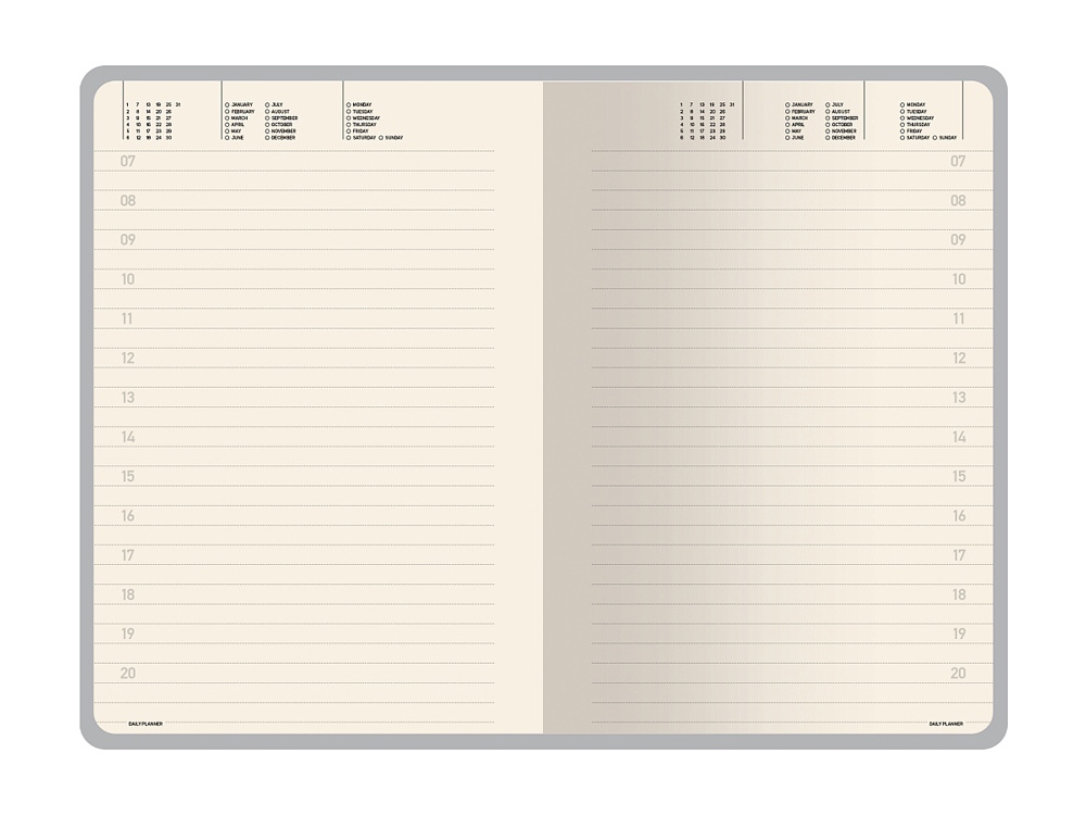 Ежедневник недатированный А5 Vincent new, темно-синий-2