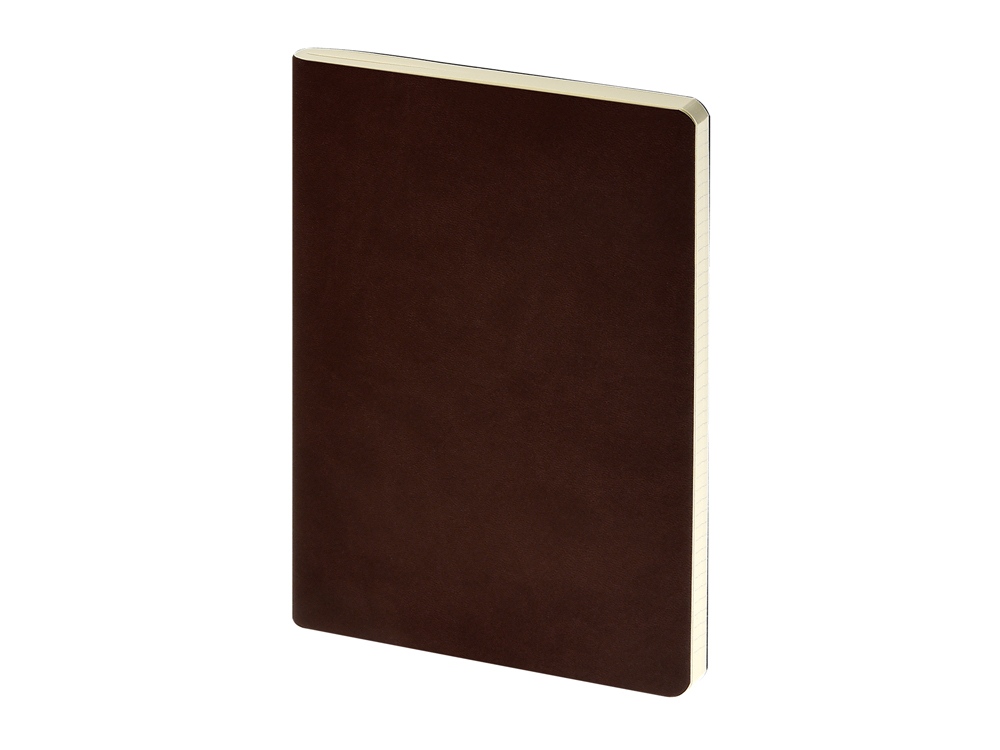 Бизнес тетрадь А5 Megapolis flex 60 л. soft touch клетка, коричневый-0