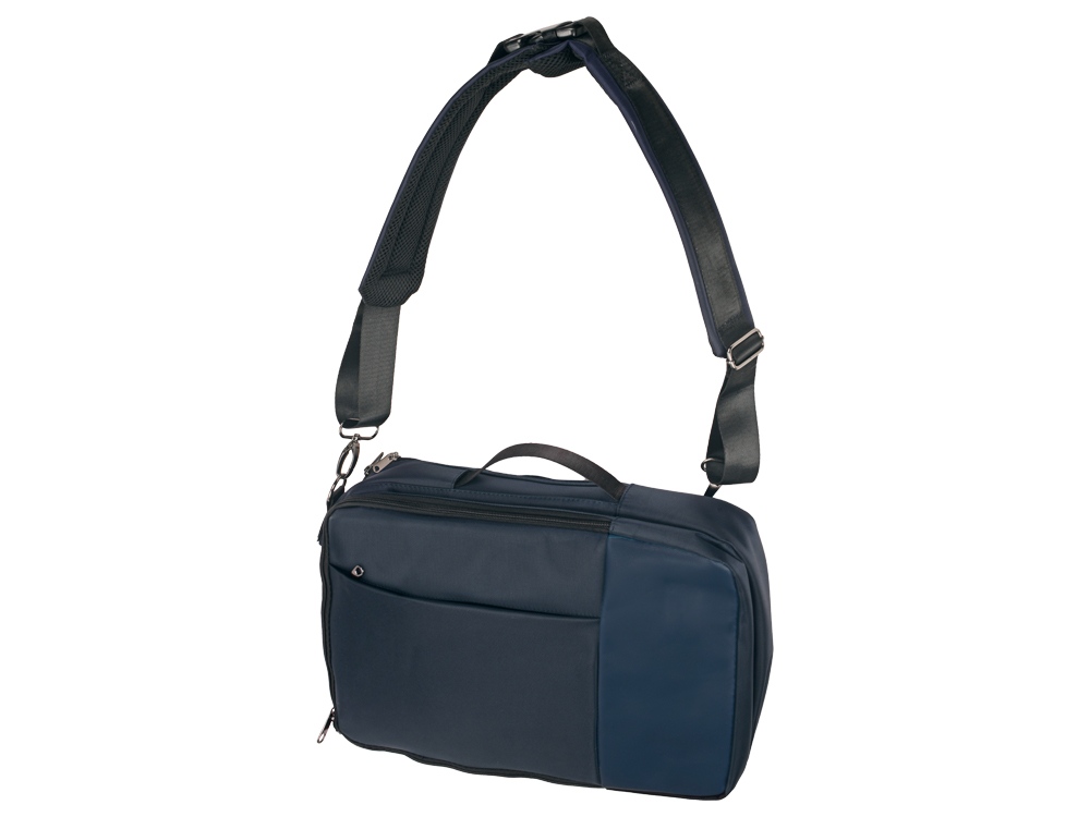 Рюкзак-трансформер Duty для ноутбука, темно-синий (без шильда)-14