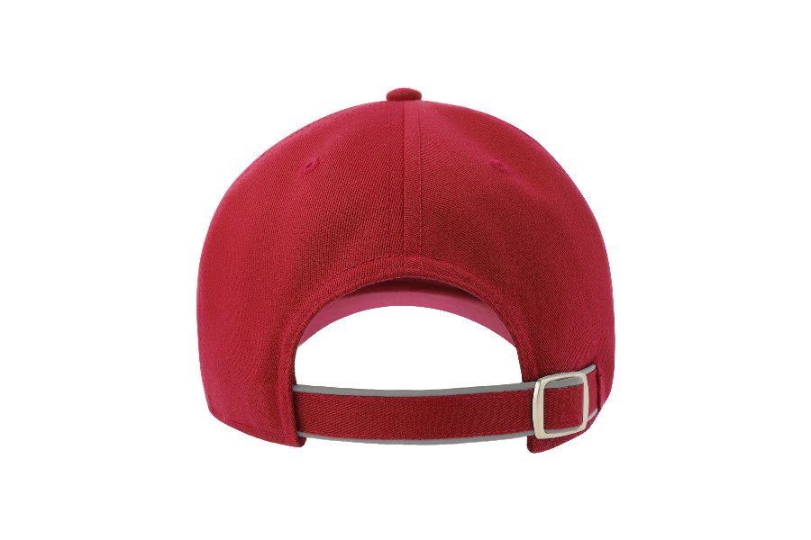 Бейсболка REFLECT-S со светоотражающими деталями, 5 клиньев,  металлическая застежка, красный-4