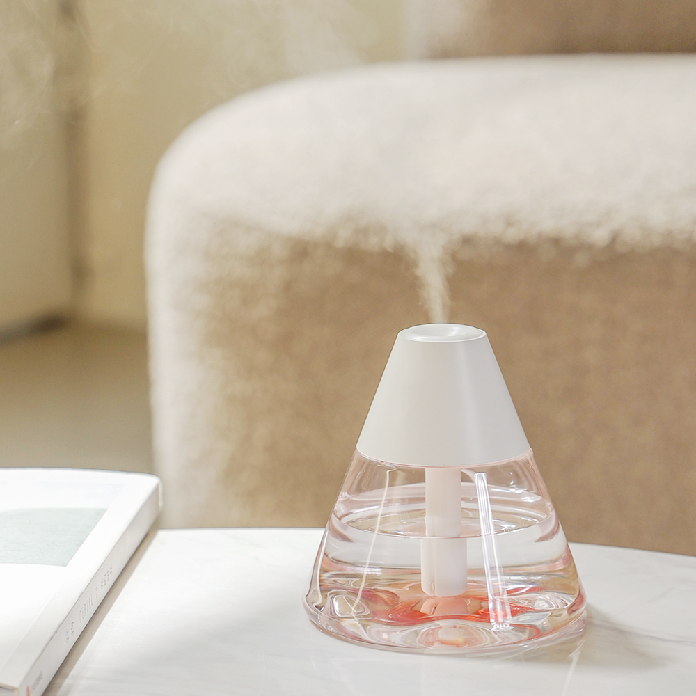 Светодиодный USB увлажнитель-аромадиффузор Cone, Белый-4