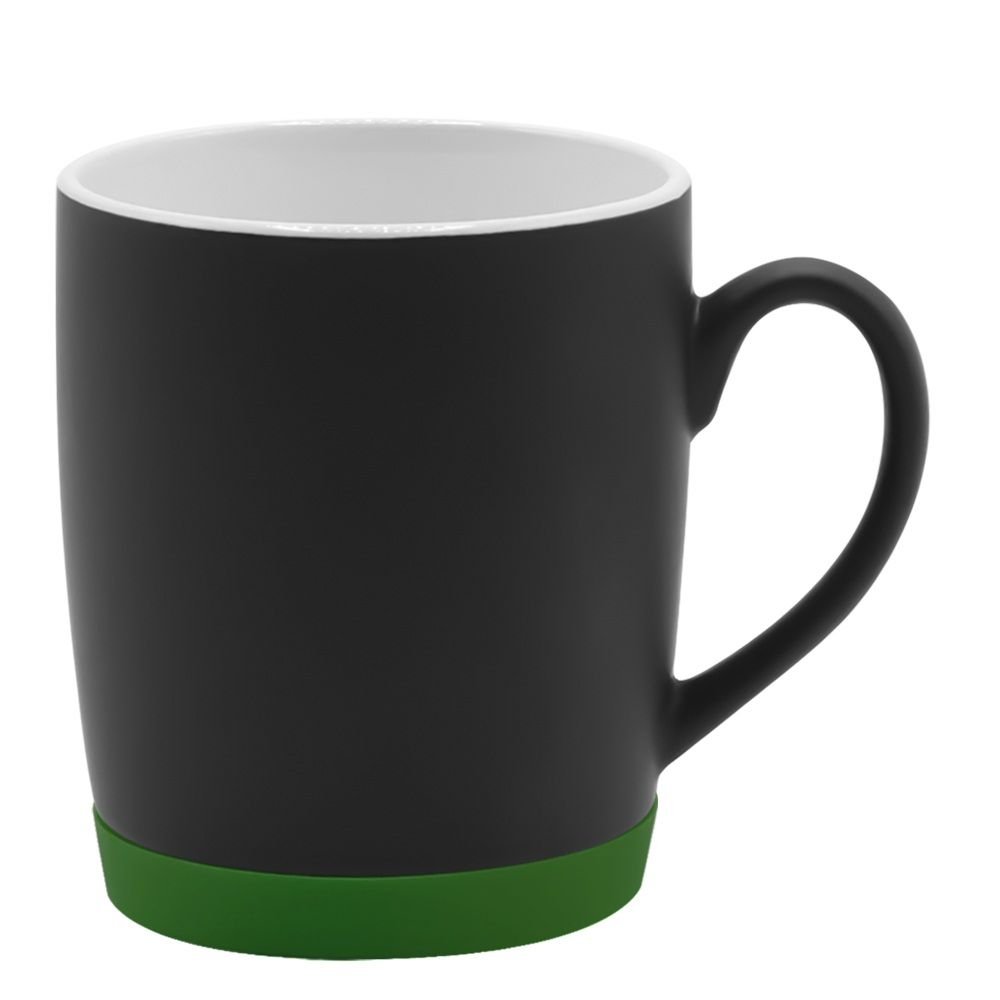 Кружка Make Me To Go, Чёрный/бутылочно зелёный-0