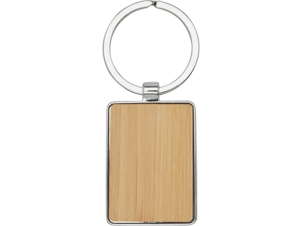 Прямоугольный брелок Neta из бамбука, дерево-1