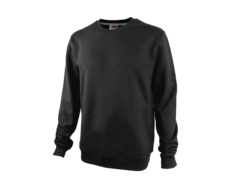 Свитшот Motion унисекс с начесом, черный-6