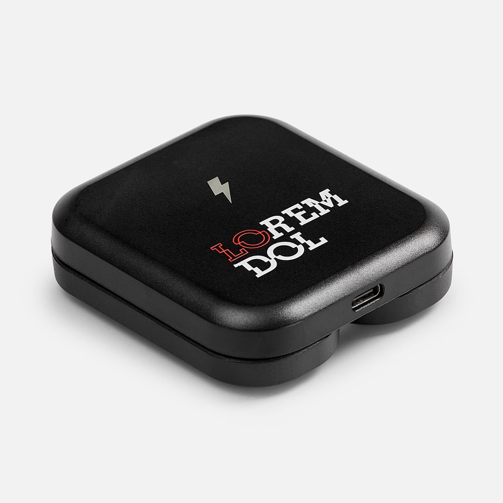 Складная станция беспроводной зарядки Trilogic, черная-6