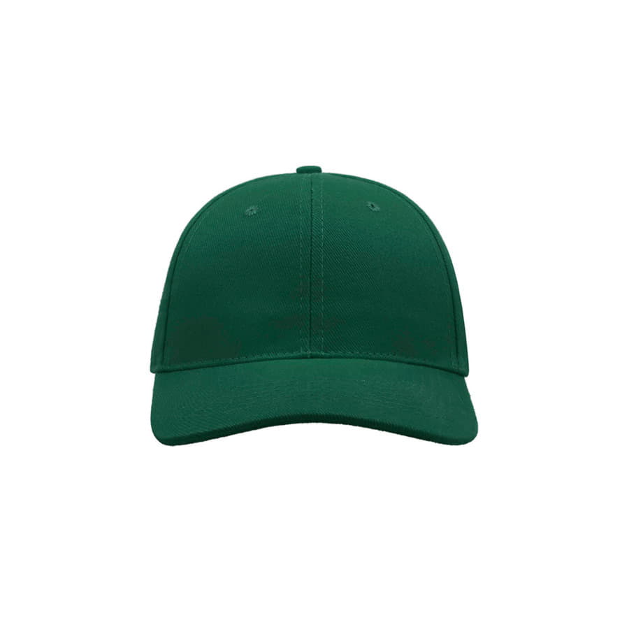 Бейсболка LIBERTY SIX, 6 клиньев, застежка на липучке, темно-зелёный-4