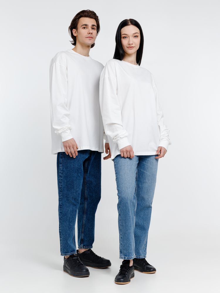 Футболка оверсайз унисекс City Sapiens, молочно-белая-6