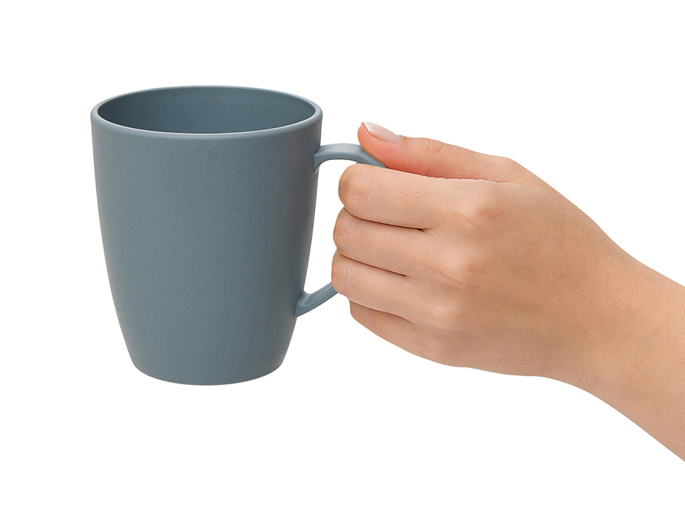 Кружка из пшеничного волокна Morning, 400 мл, серо-голубой 430C-3